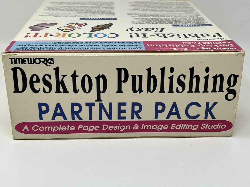 Timeworks Publish-It Color-It Desktop Publishing Bundle Pack for Apple Macintosh