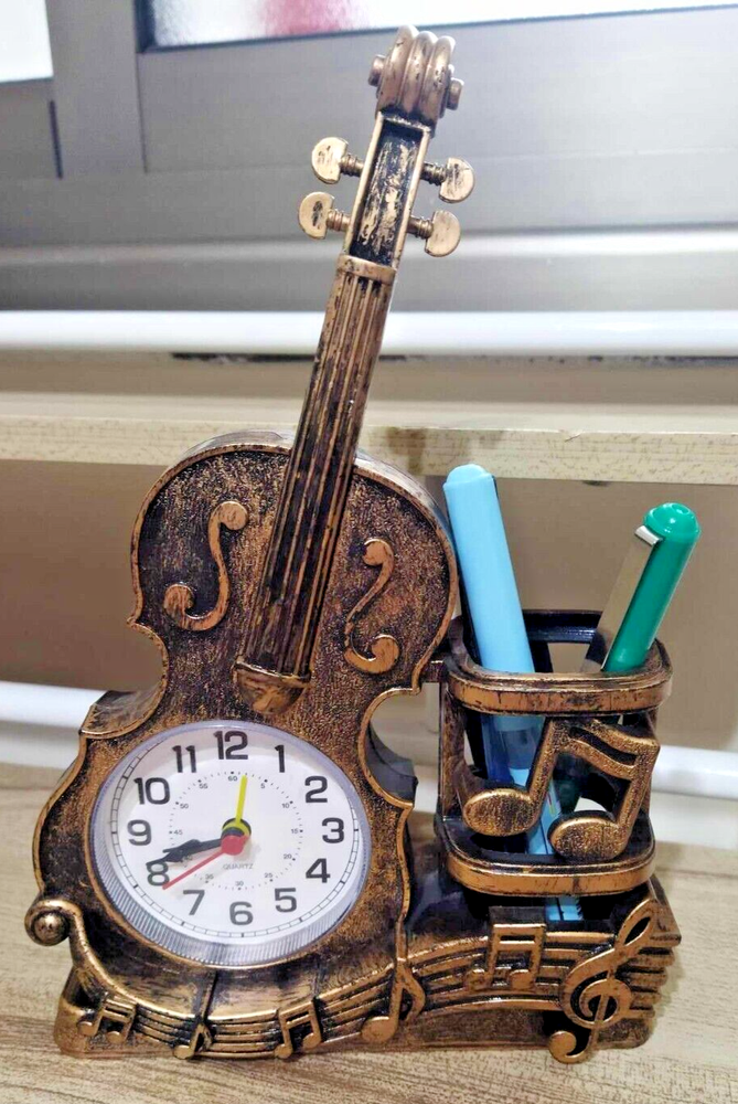 Home & Desktop Accessories Guitar Clock Shape