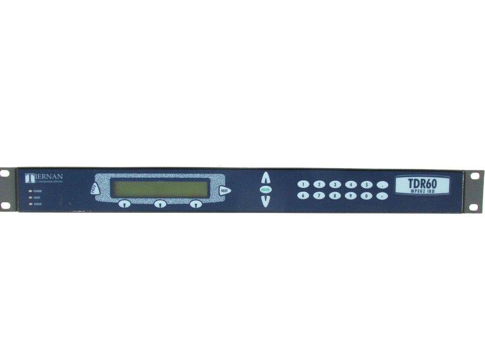 Tiernan TDR 60 IRD MPEG2-DVB receiver decoder TDR60