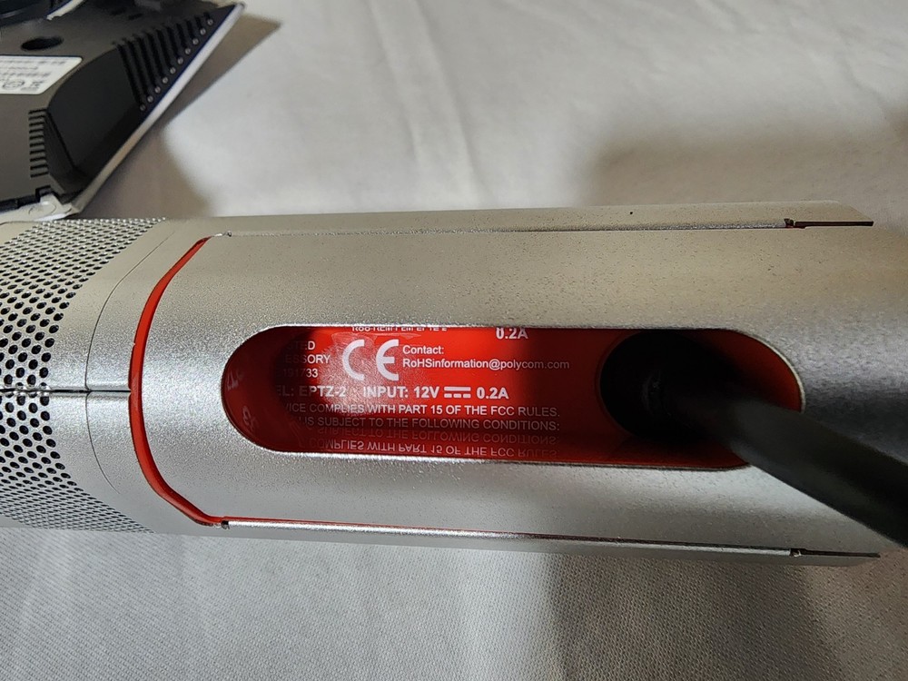 2 POLYCOM SPEAKERS 2201-23313-003 CABLES Polycom EPTZ-2 EagleEye Acoustic Camera