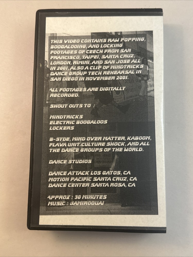 Nustudios Ceech 2001 VHS - Very Rare