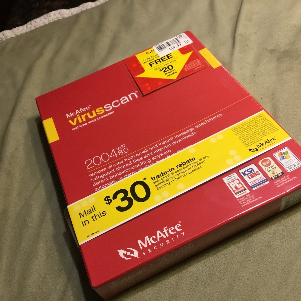 McAfee Virus Scan 2004 Version 8.0