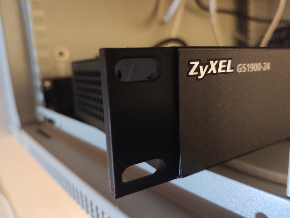 Replacement Rack Ears for ZyXEL GS1900-24 Network Switch 24 Port