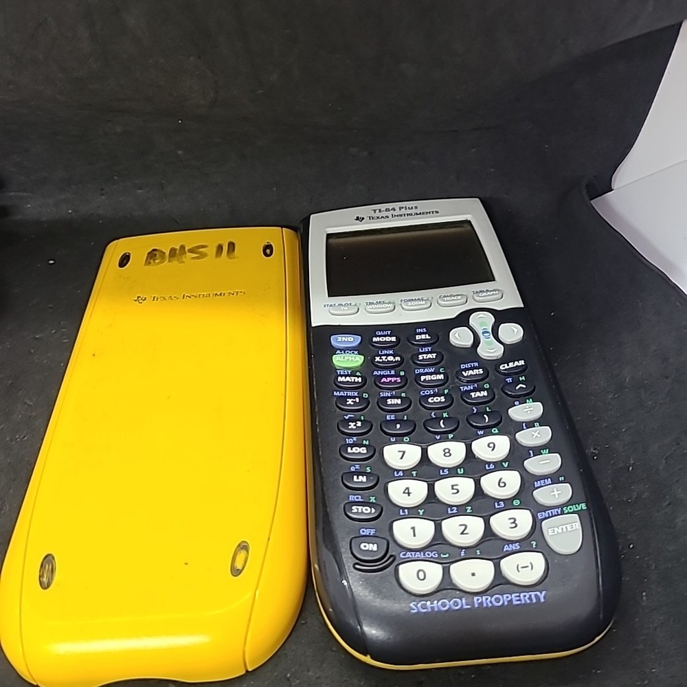 TI-84 Plus Graphing Calculator - With Covers - Tested & Working #83