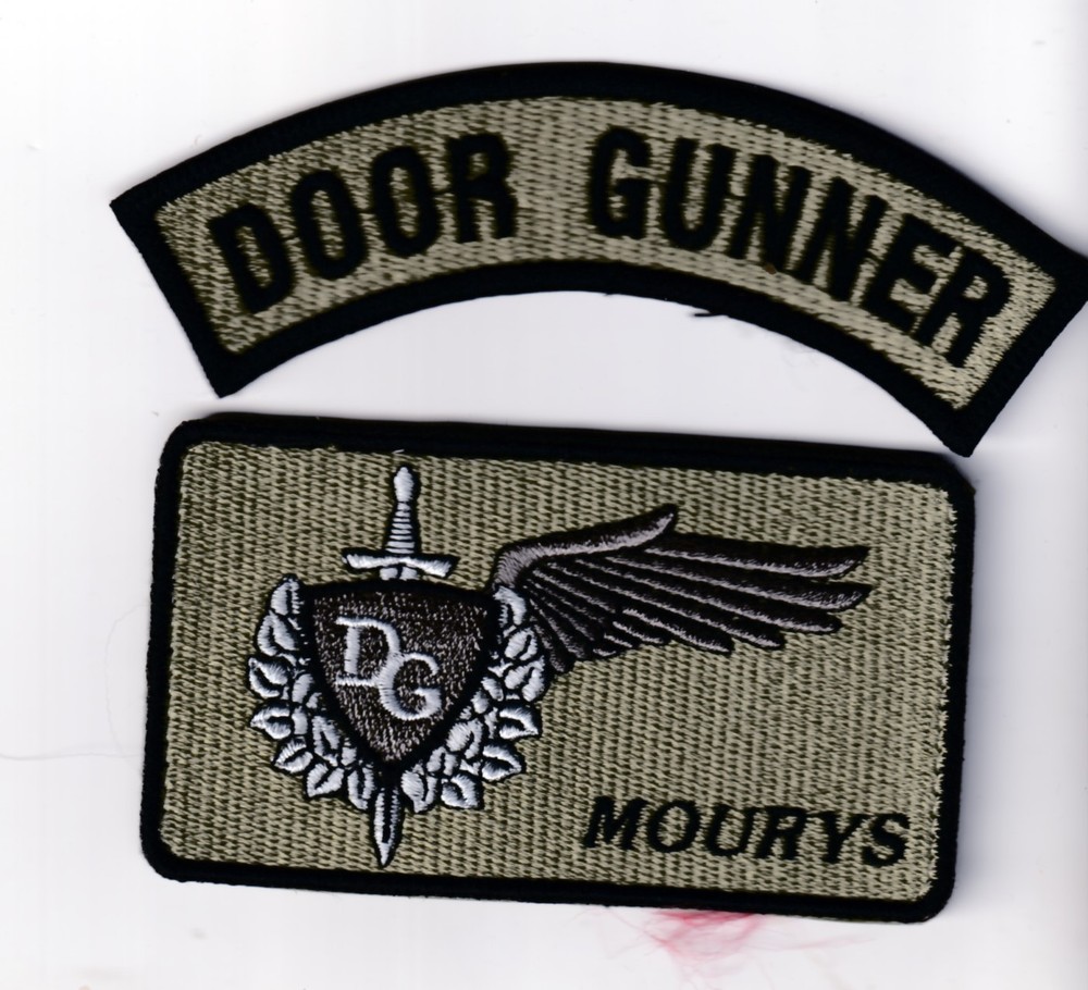 CzAF Czech air force helicopter doorgunner tab & patch