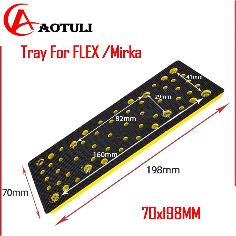 Tray for FLEX/Mirka Rectangular Electric Sandpaper Machine 70x198mm
