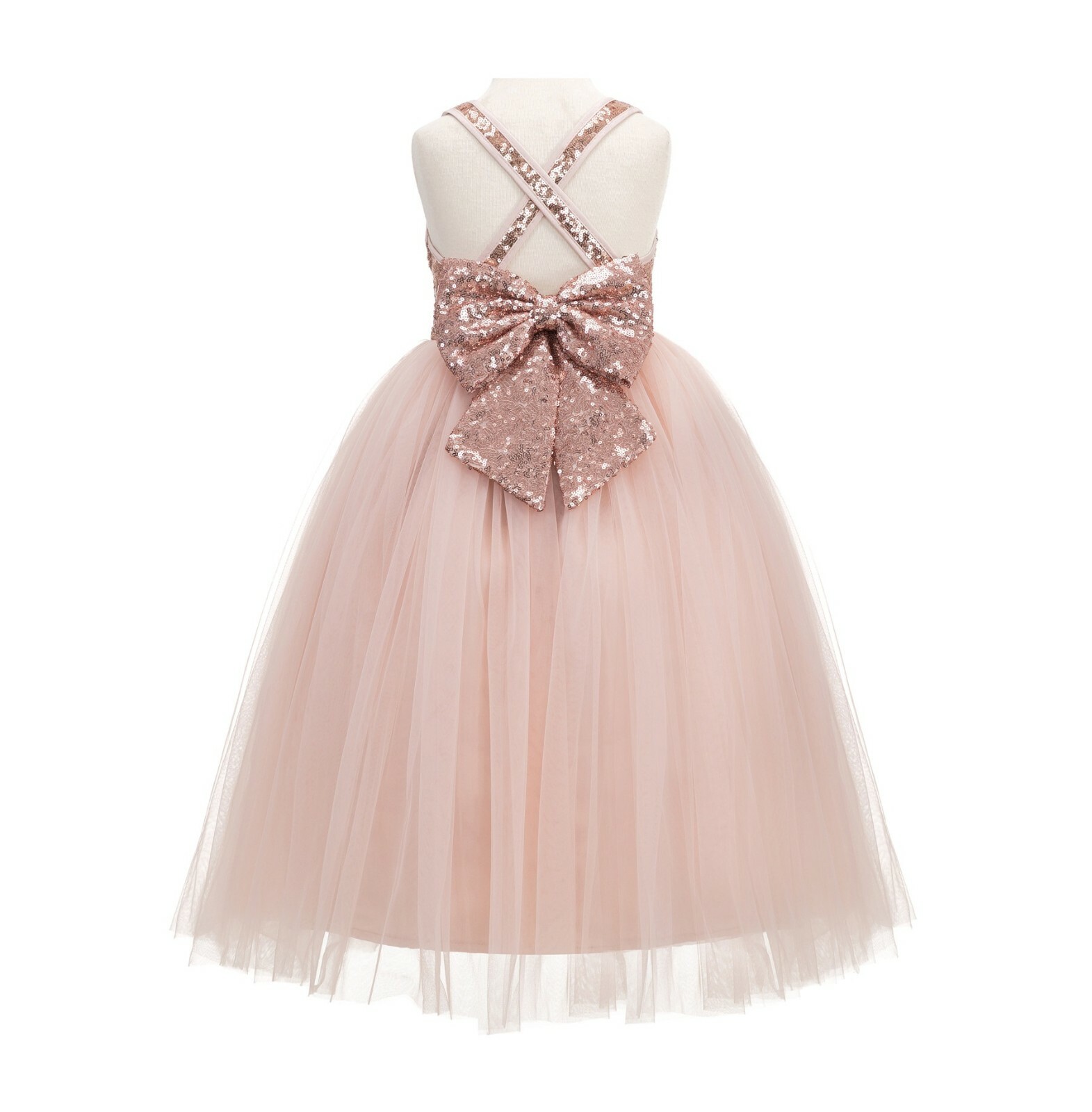 Wedding Flower Girl Dresses Sequins Holiday Dresses Pageant Dress Formal Dresses