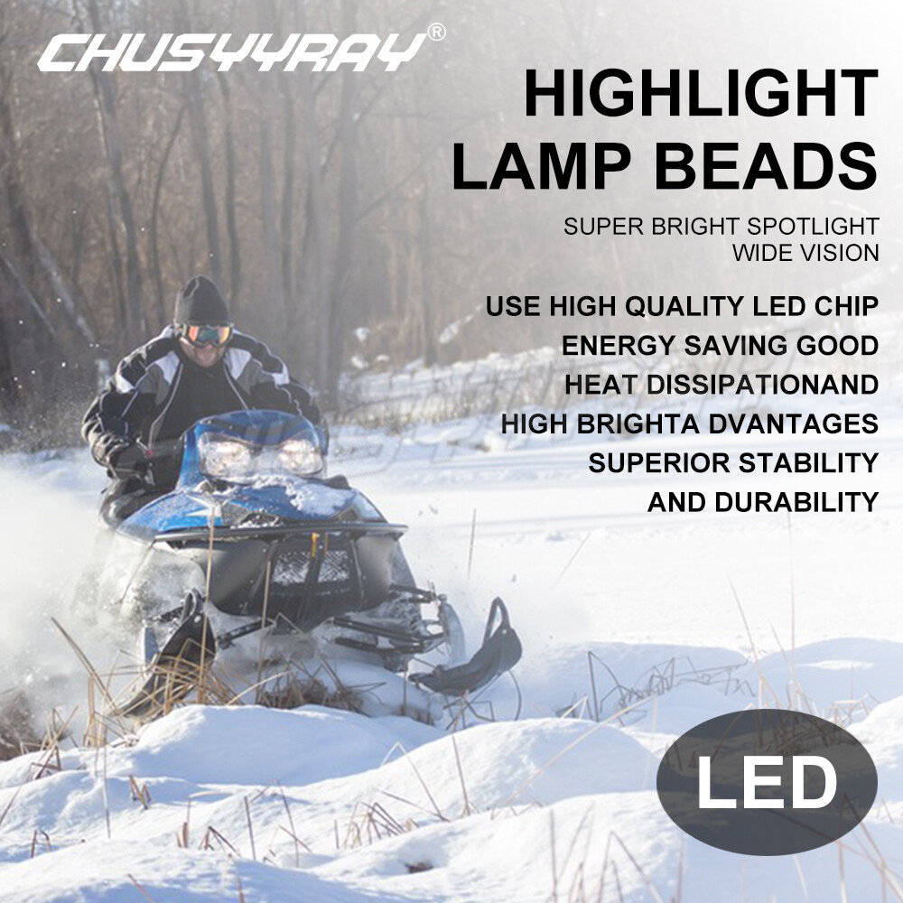 Ultra Hi/Lo LED AC/DC Bulb for Arctic Cat 0109-735 12v 60/60w A5988 Bright White