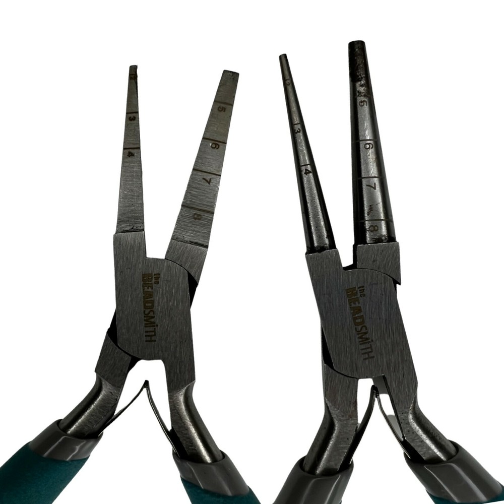 The Beadsmith SquareRite / LoopRite Wire Looping Plier Set - Create 2-8mm Loops