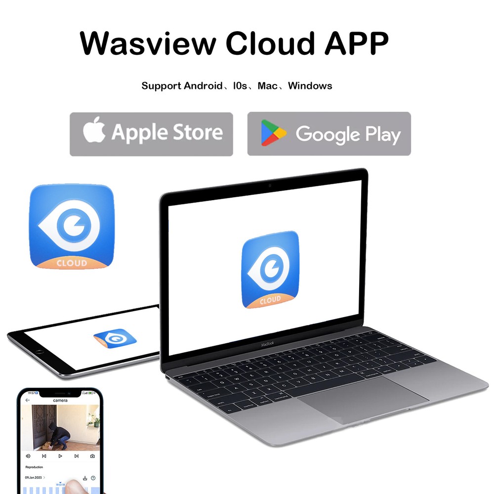 Wansview Home Security-2K Wireless Security Camera Outdoor AI Motion Detection