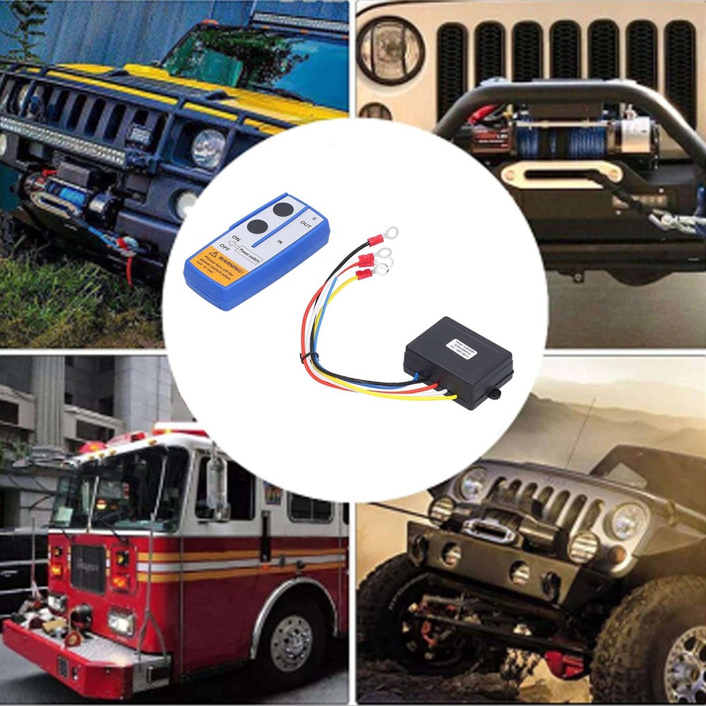 Dump Trailer Remote Kit-Winch Control Kit, 12V Electric Winch Remote...