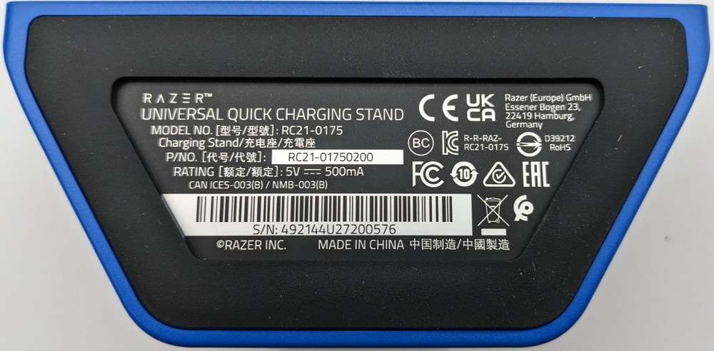 Razer | Universal Quick Charging Stand | For Xbox Controller | Shock Blue