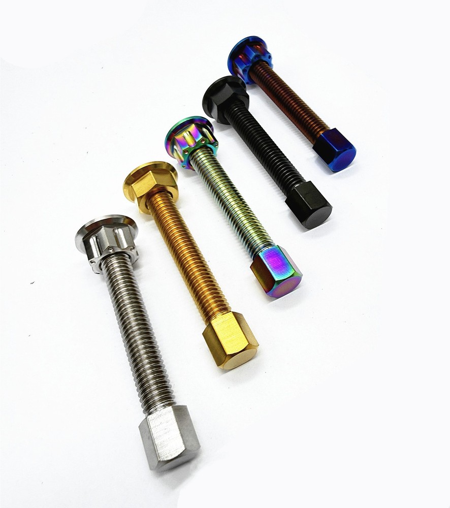 Titanium Bolt M8 M10 Chain Adjuster Bolts & Nuts Kit