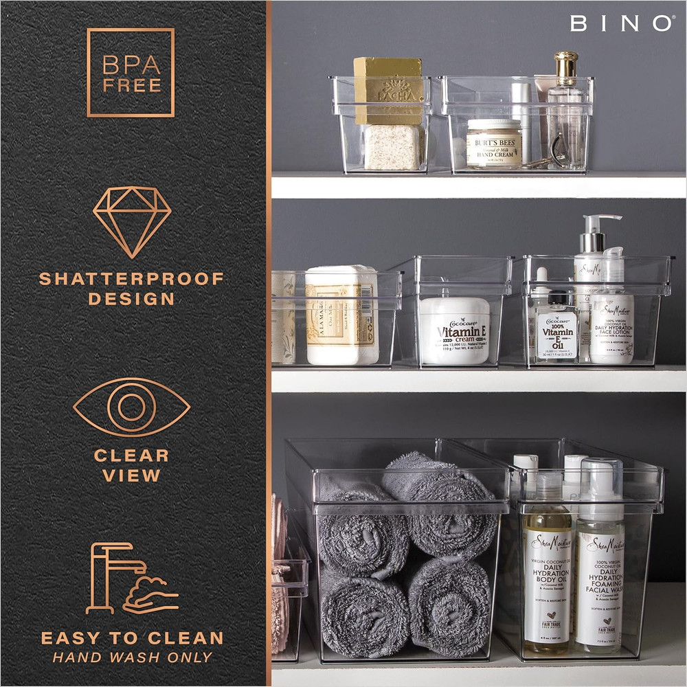 | Plastic Storage Bins, Large - Deep | the HANDLER COLLECTION | Multipurpose Org