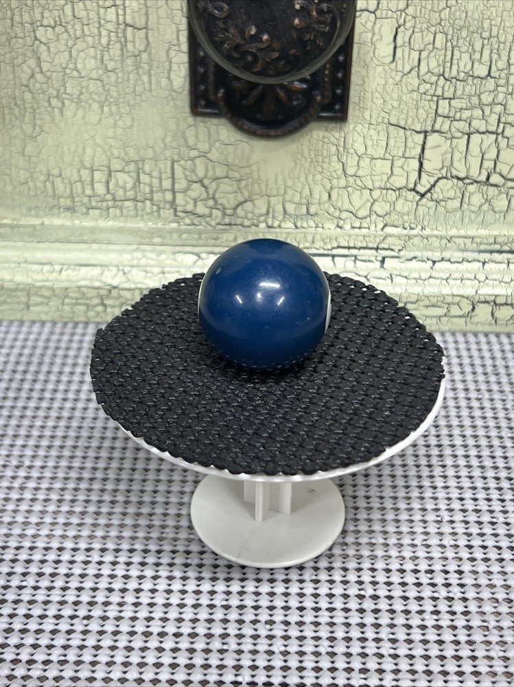 Mini Pool Ball #2 Blue Solid 1.5" Diameter Miniature Billiard Replacement Vtg