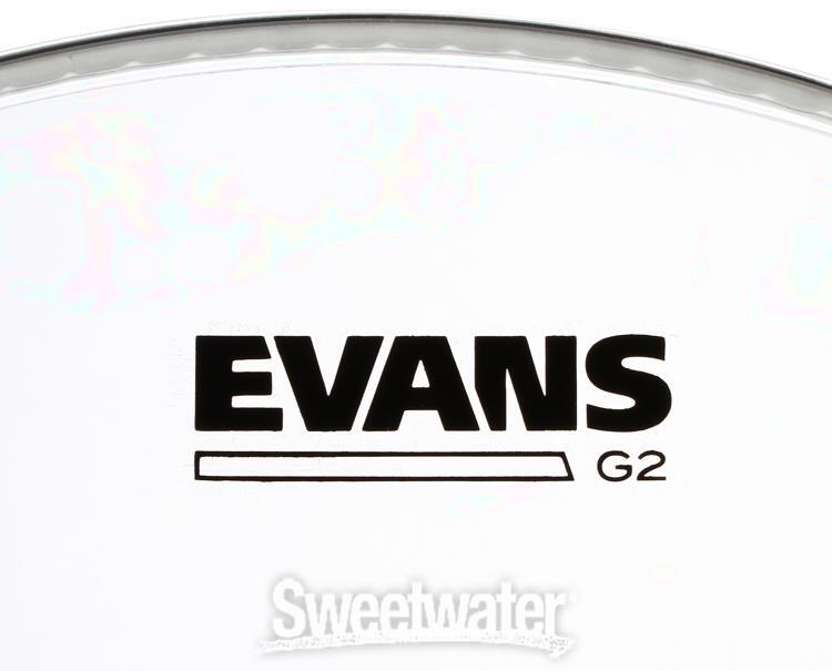 Evans G2 Tom Pack - 12", 13", 16" - Clear