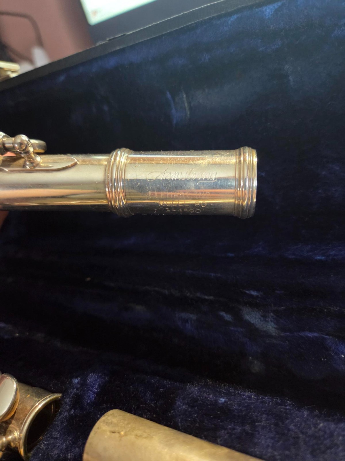 Armstrong Model 80 Sterling Silver Open Hole Flute – USA – Case – Vintage