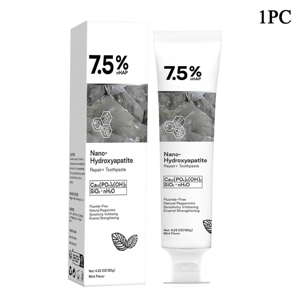 7.5% Hap Nano-Hydroxyapatite Toothpaste for Sensitive Teeth Whitening Toothpaste