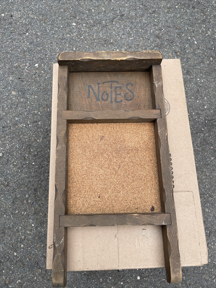 Wooden Pegboard For Notes Houseware