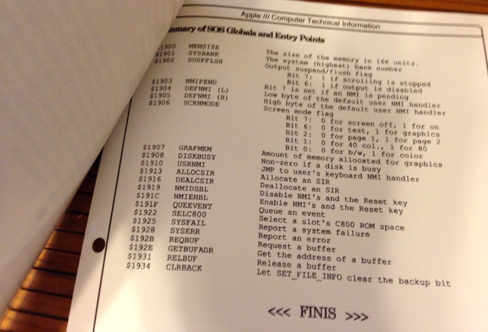 Undocumented Apple / SOS Features / Apple III Home Computers