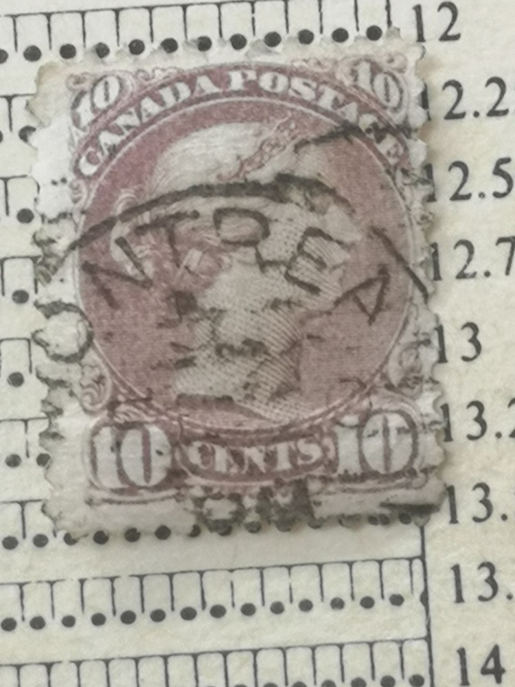 Canada #40a VF dated Montreal