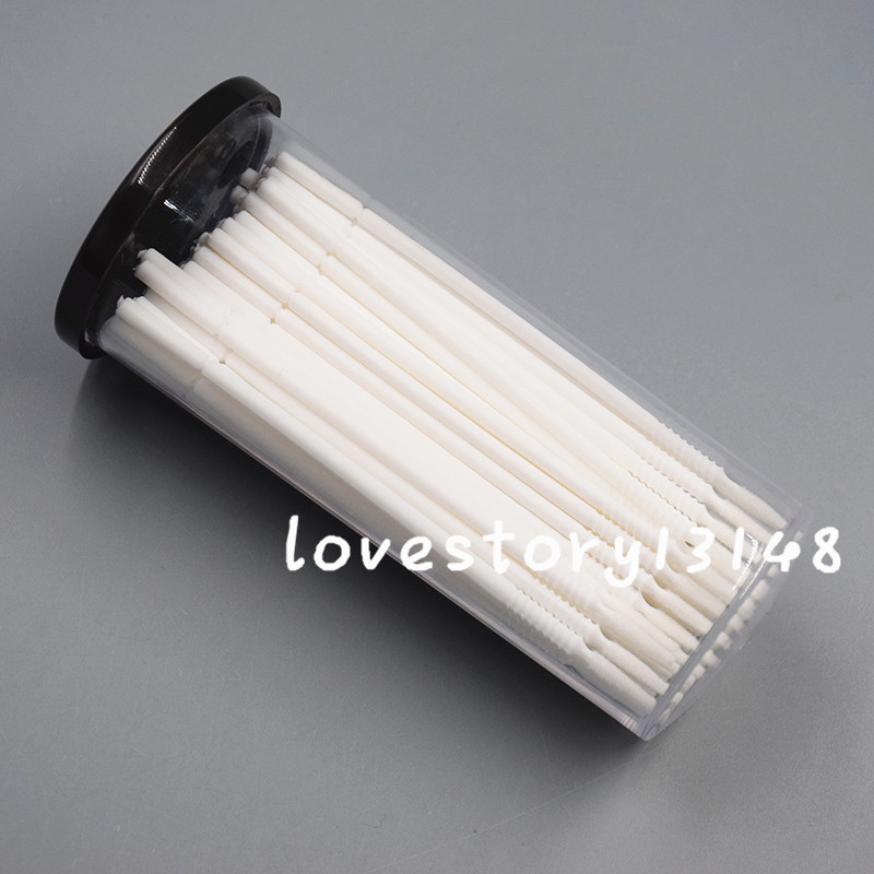 100 Pcs Dental Disposable Micro Brush Bendable Applicator Tips Long Cylidner
