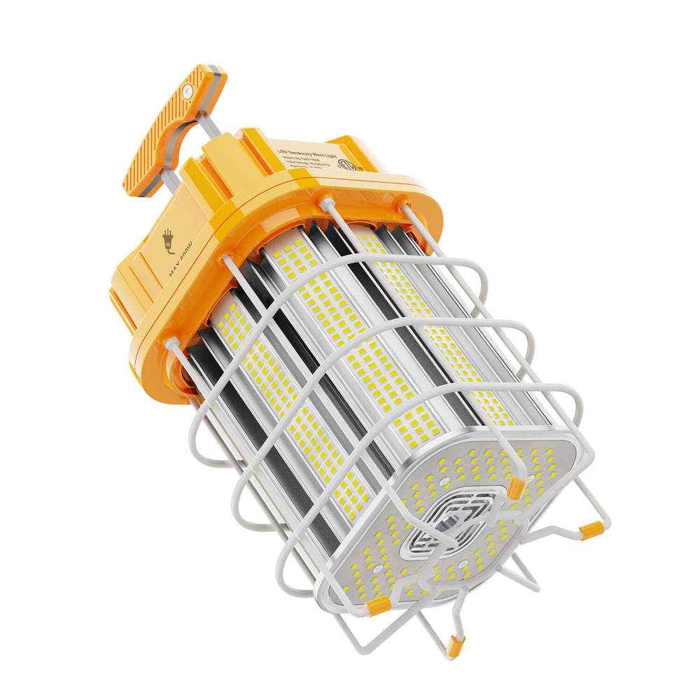 125W LED Temporary Work Light Portable Hanging Work Construction Light 5000K ETL