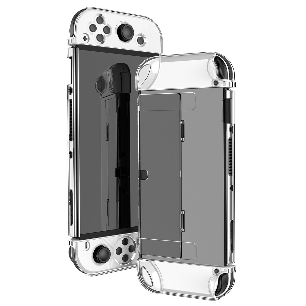 NEW Clear Hard Case Anti-Scratch Grip PC Cover Shell For Nintendo Switch OLED