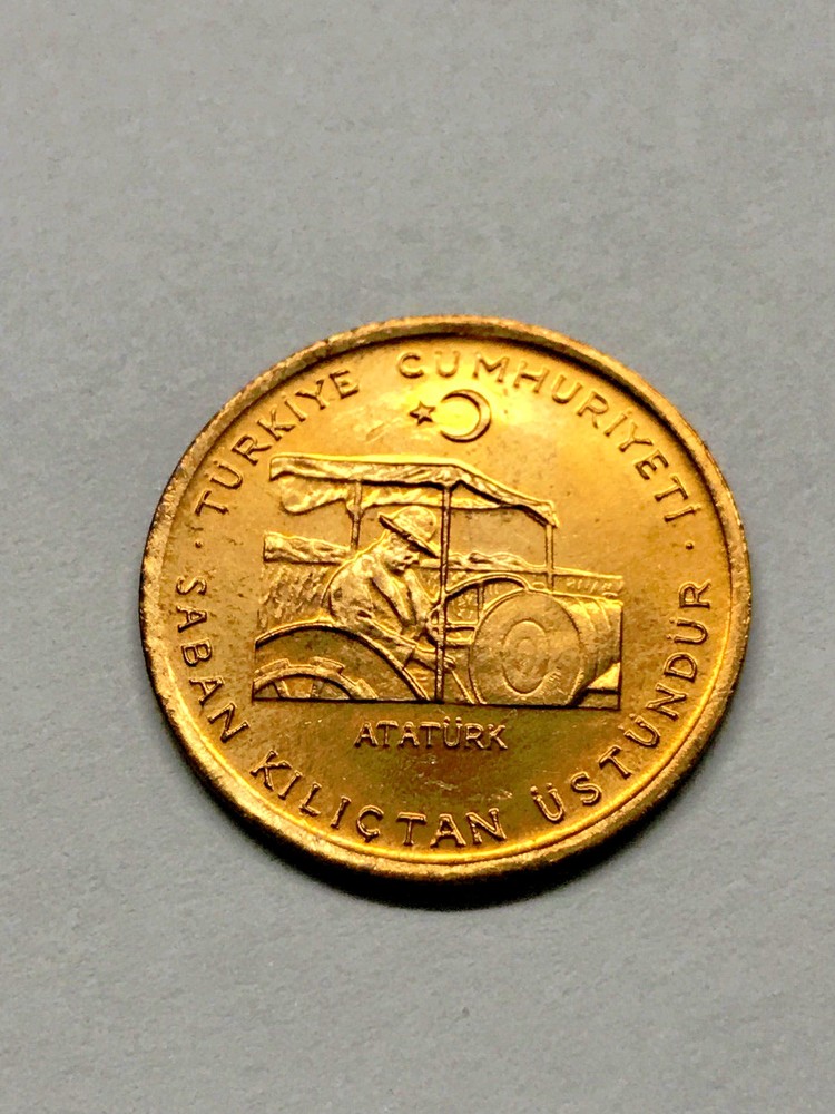 1974 Turkey 10 Kurus Unc+ #7875