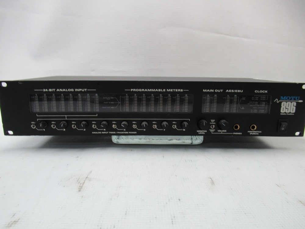 MOTU 896 Original Firewire Audio Recording Interface [Mac/PC] 2xFirewire-400