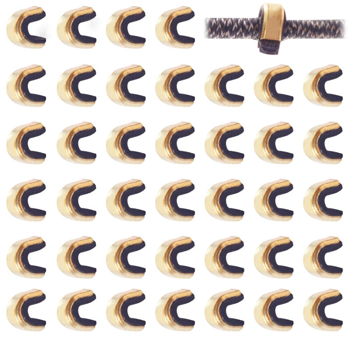 40 Pcs Bow String Nock Points Archery Arrow Nocking Clips for Recurve Compound