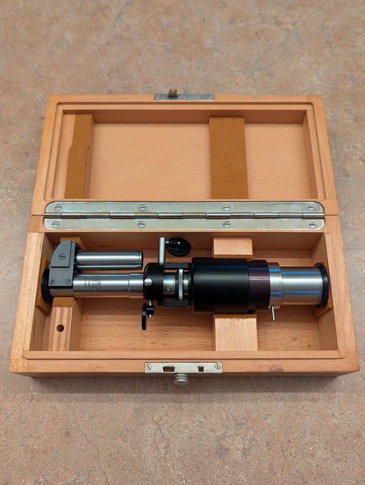 vintage carl zeiss pupillary hand spectroscope microscope