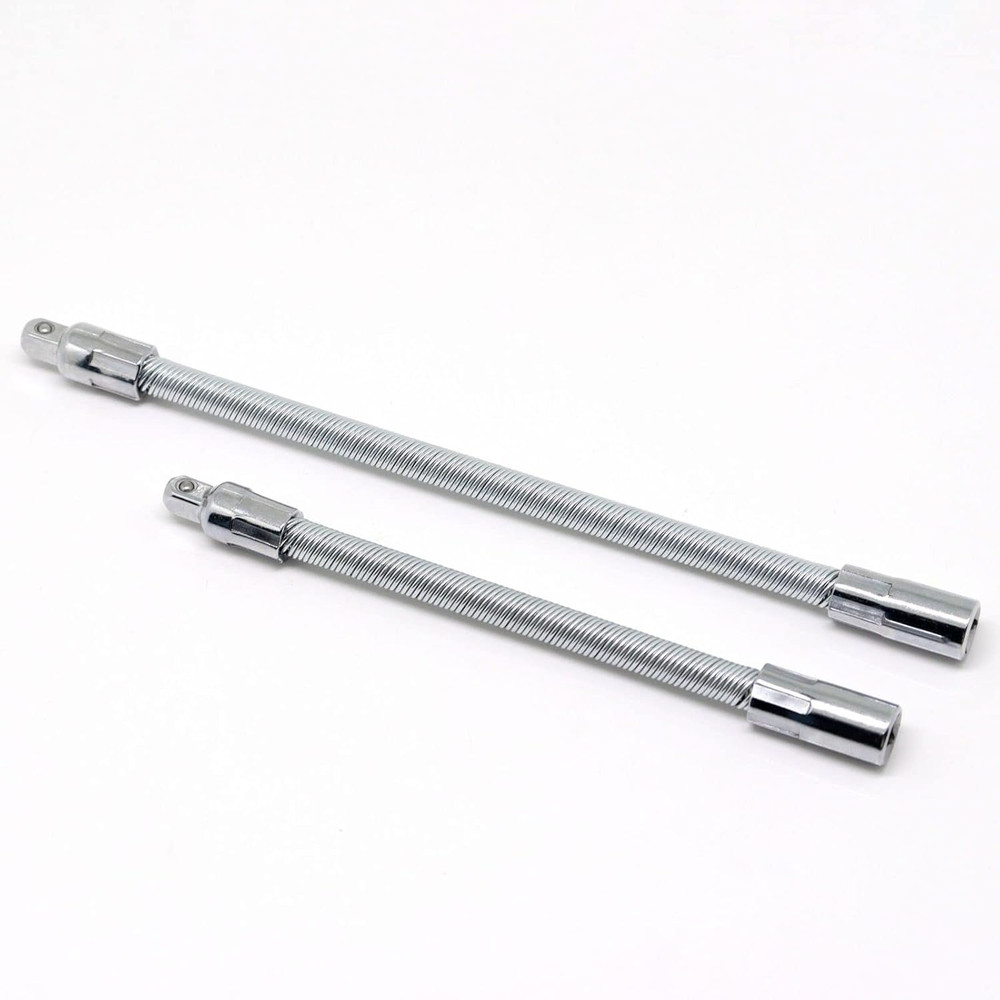 1/2″ Flexible Socket Extension Set 10″ & 14″ Bendable Drive Wrench Bar 2PCS