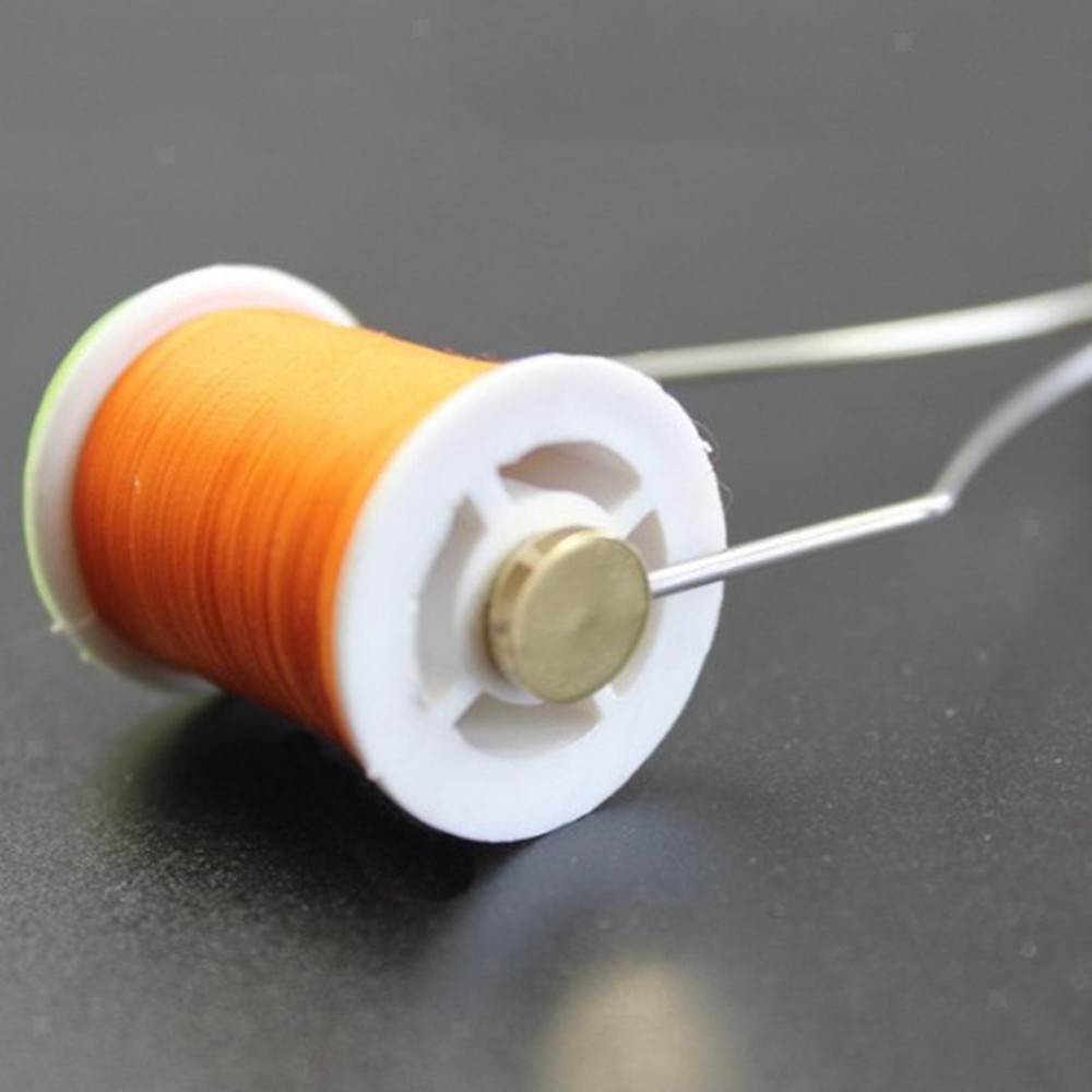 6Pieces Fly Tying Tool Brass Bobbin Threader Large Long Tip