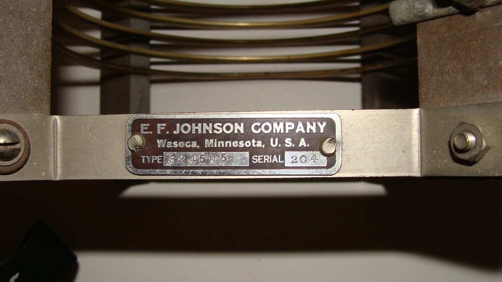 EF Johnson 3245N5 High Power RF Variable Inductor