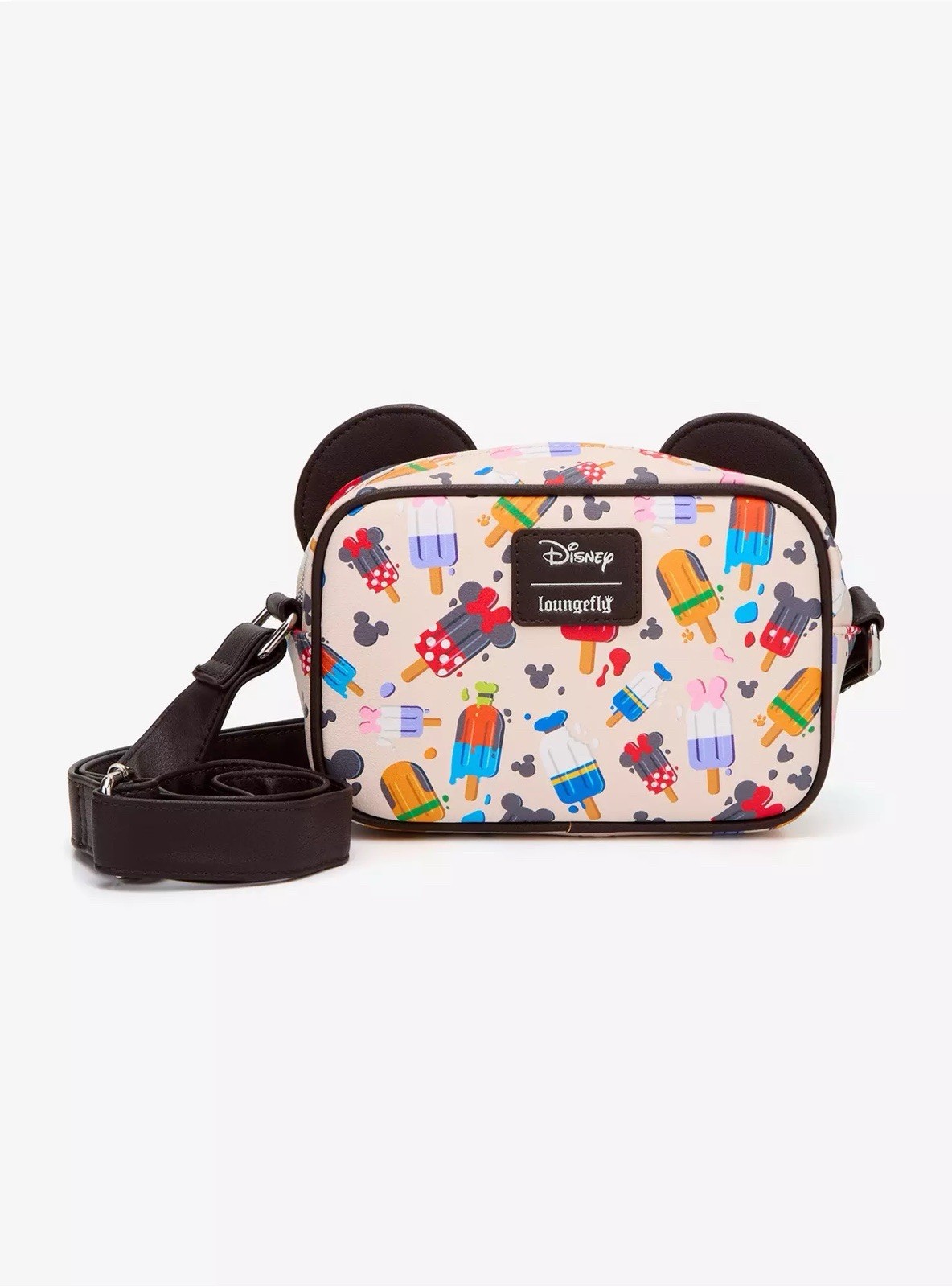 Loungefly Disney Mickey Mouse & Friends Popsicles Figural Crossbody Bag NEW