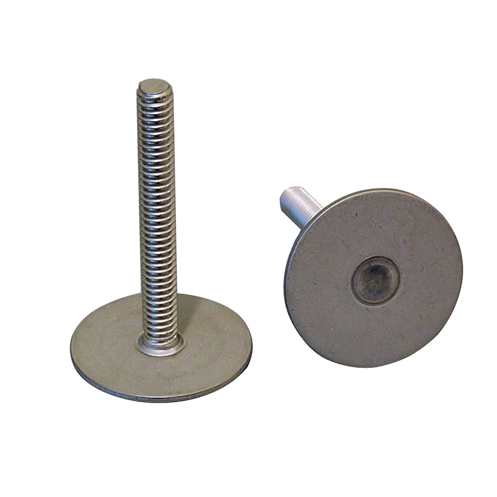 WELD MOUNT SS STUD 1.25" BASE 1/4 X 20 THREAD 1" TALL