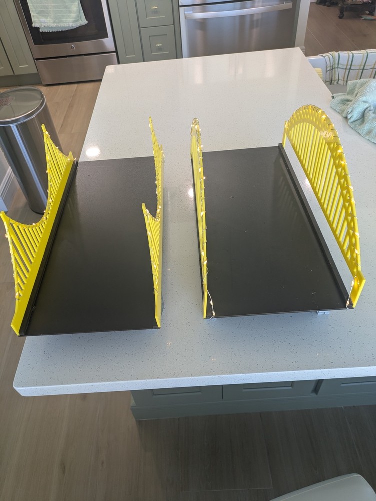 2 Pittsburgh lighted Bridges - Cookie Table Wedding Decor