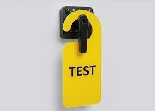 Control Switch Handle Safety Tag - Yellow (Test)
