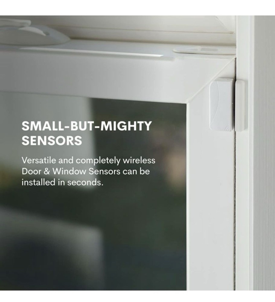 Frontpoint Safehouse Wireless Security Kit, Doorbell Camera, Alexa, Google