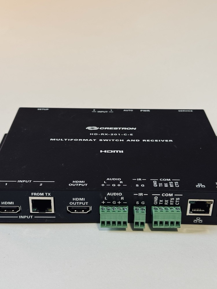 Crestron HD-RX-201 C-E Multiformat Switch and Reciever No AC Adapter