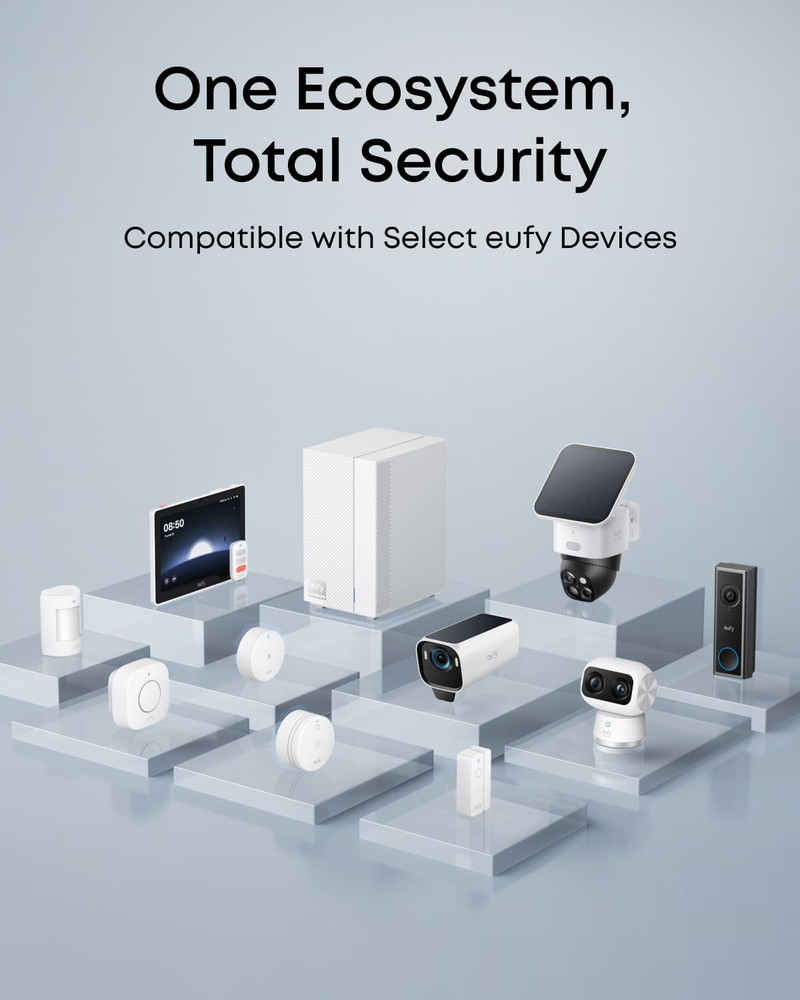 Eufy Entry Sensor E20, Dual-Side Detection, Convenient Bypass Button, Extended B