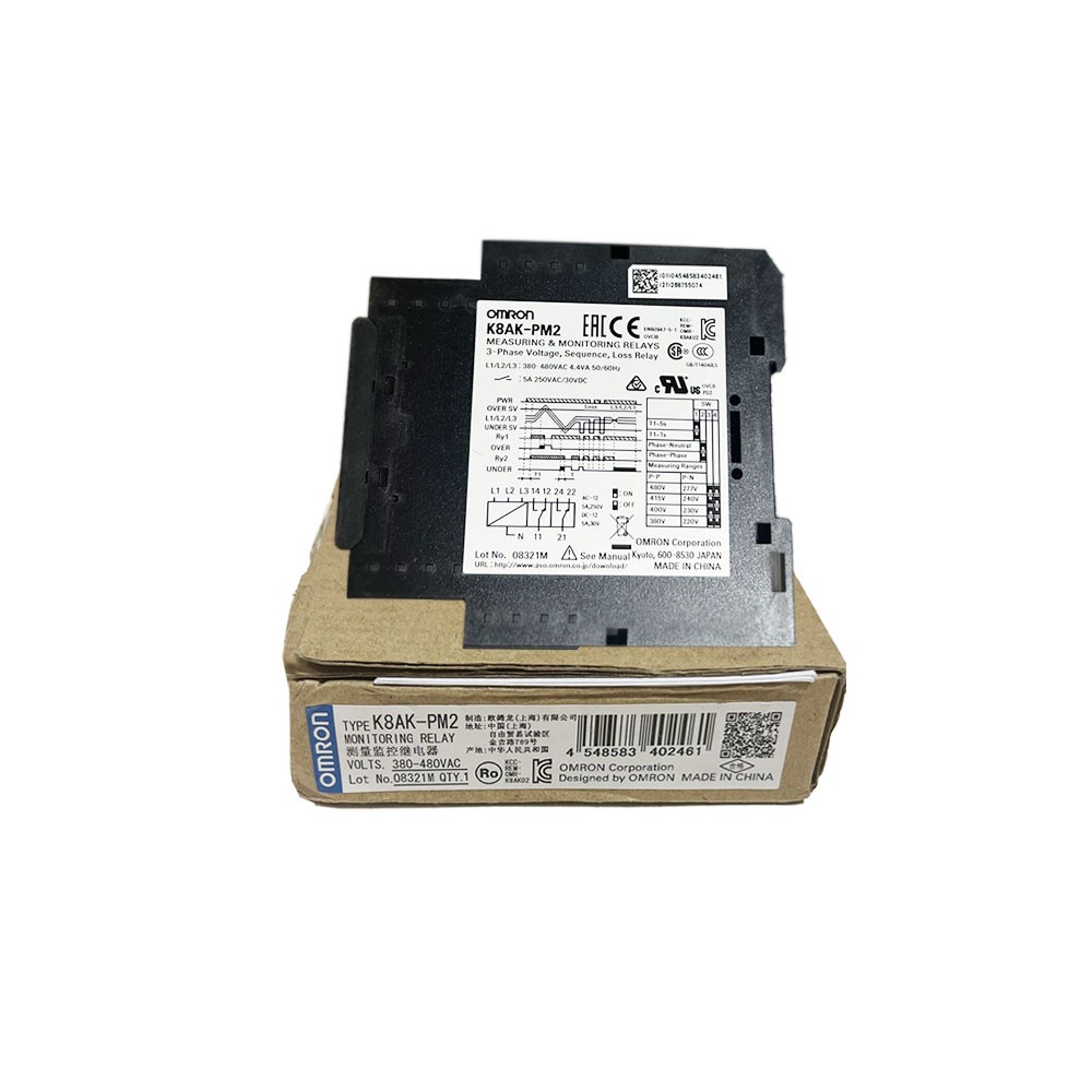 Relays K8AK-PM2 K8DS-PA2 K8DS-PH1-001 K8DS-PM2 K8DS-PZ1 K8DS-PZ2 K8AK-PH1 Omron