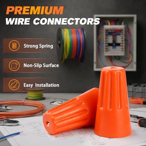 180 PCS Wire Connectors Nuts, Electrical Wire Caps Small Wire 180 PACK