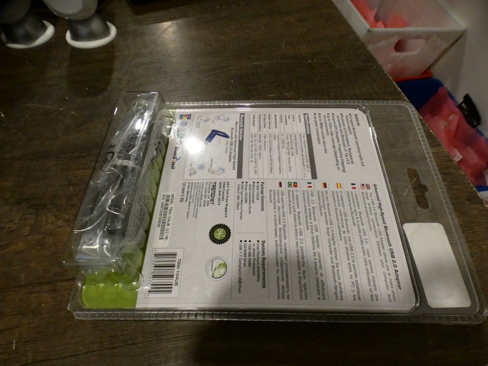 New OEM Trendnet Advanced High-Speed Bluetooth USB 2.0 Adapter 100m TBW-104UB