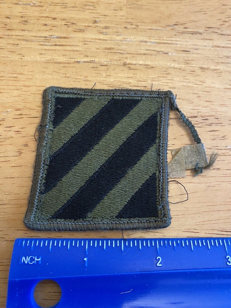 US Army 3rd Infantry Division Patch Subdued INV5619