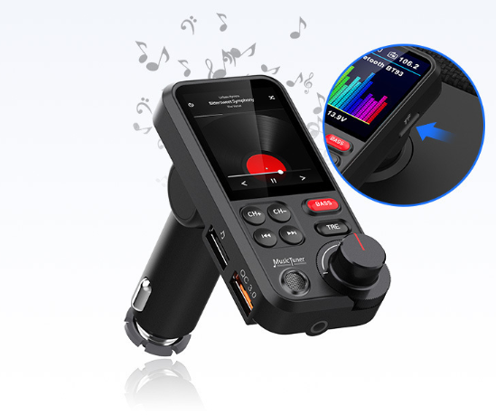 Bluetooth Car Kit MP3 Player FM Transmitter Wireless Radio Adapter USB Charger
