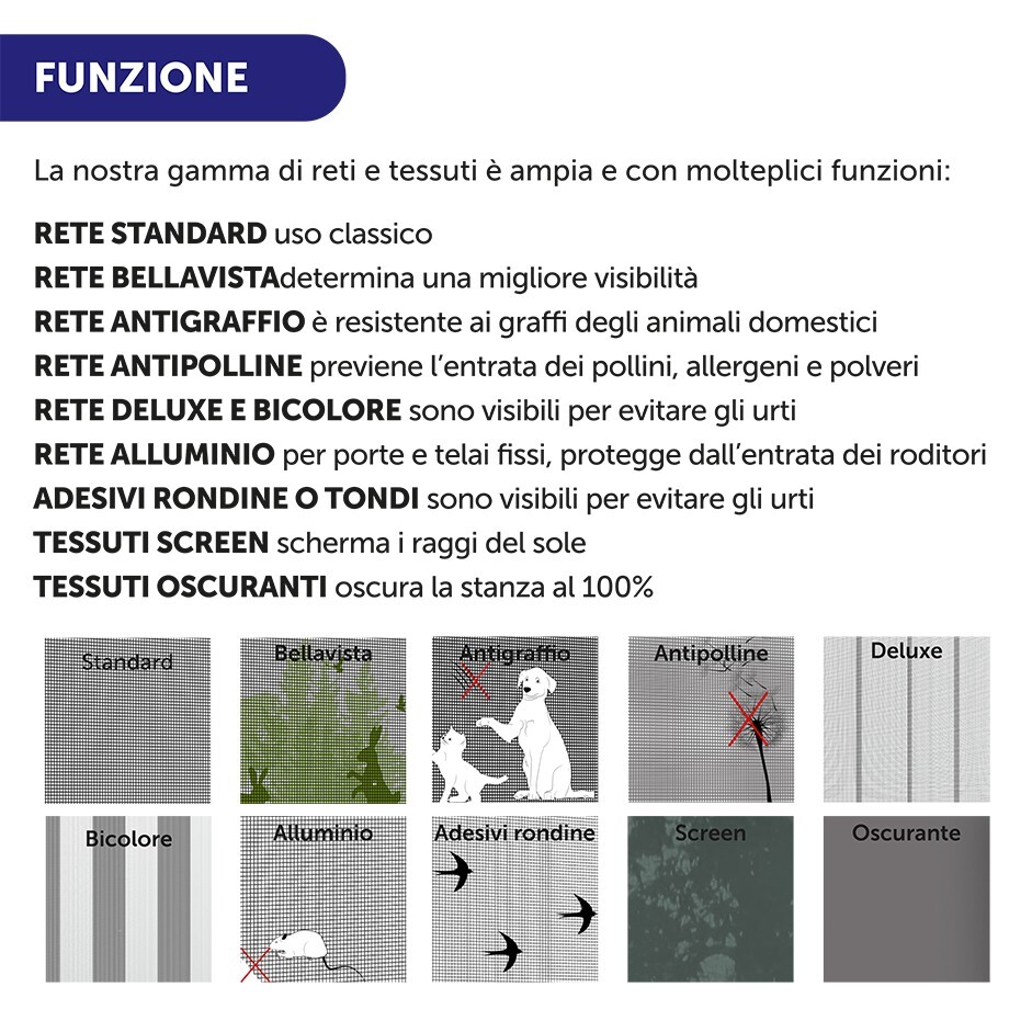 55mm "Ruler" Roller Windproof Mosquito Net, Vertical, Spring, CUSTOMIZED