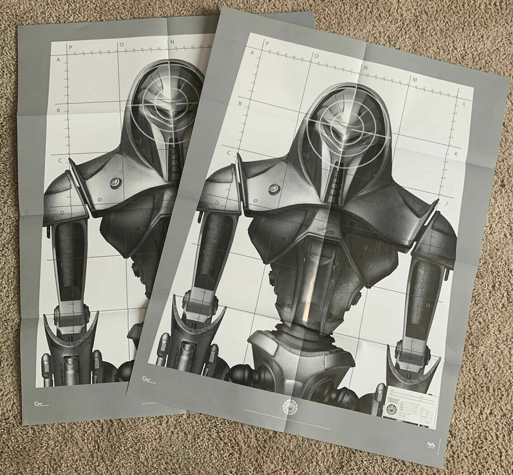 Battlestar Galactica Range Sheets From Loot Crate