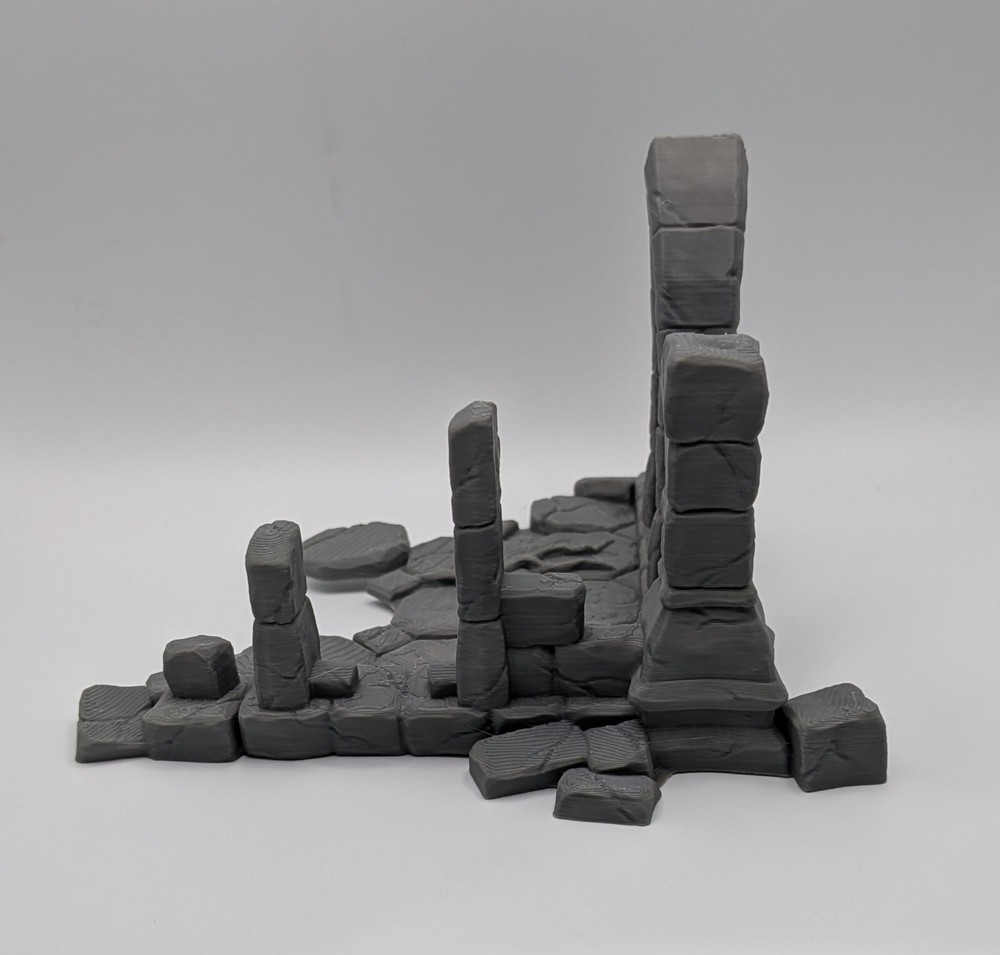 Gothic Ruins Terrain 28mm Plastic Model